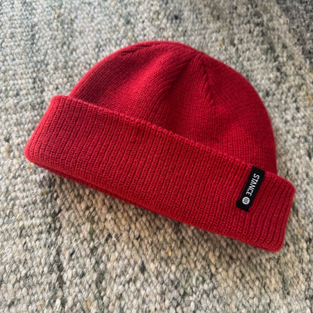 STANCE - ICON 2 SHALLOW BEANIE RED - Picture 7 of 12